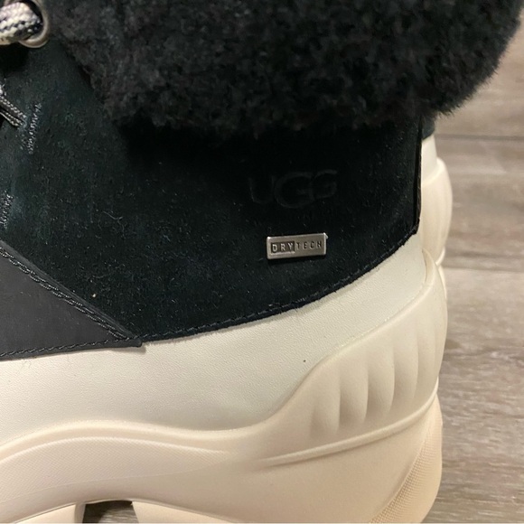 UGG | Adiroam Hiker Boot In Black and White NEW - Picture 10 of 13